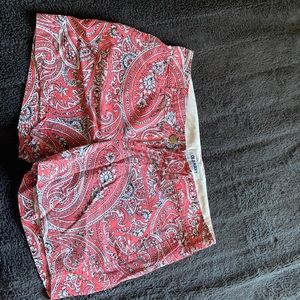 Coral pattern shorts